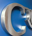 Letras corpóreas Acero inoxidable