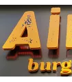 Letras recortadas retroiluminadas PVC