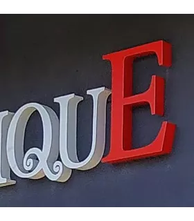 LETRAS CORPÓREAS LUMINOSAS ALUMINIO