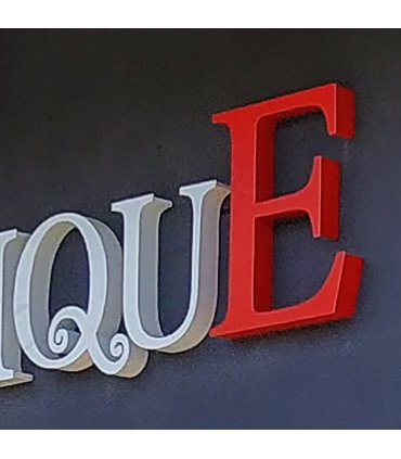 LETRAS CORPÓREAS LUMINOSAS ALUMINIO