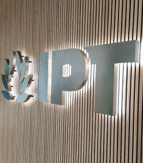 Letras retroiluminadas acero inoxidable satinado con led neutro
