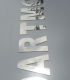Letras recortadas acero