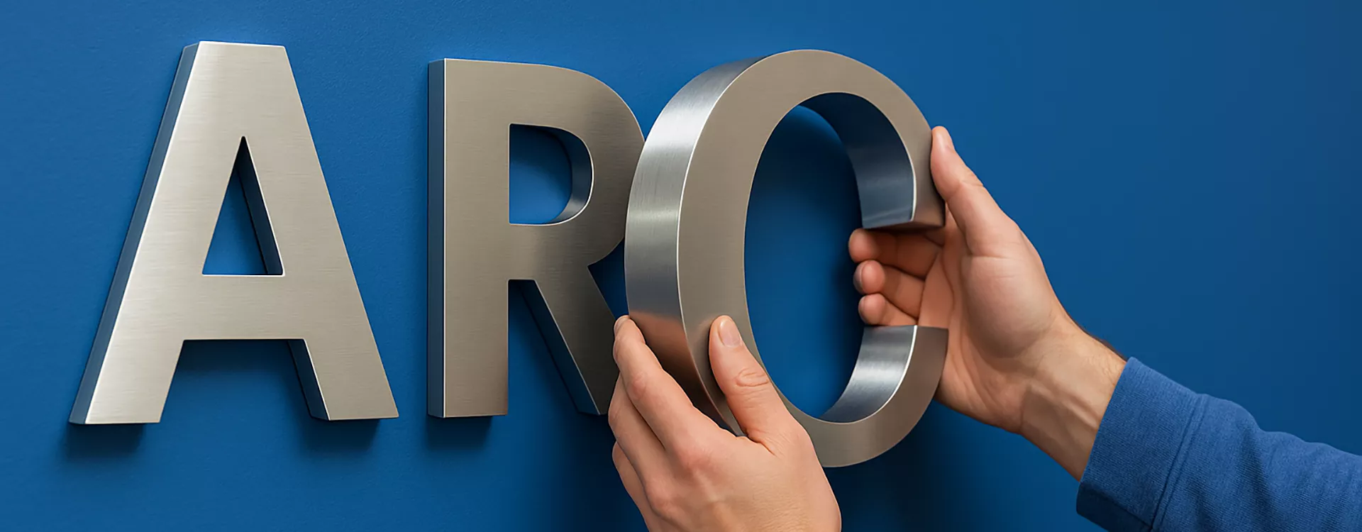 Como instalar letras corpóreas